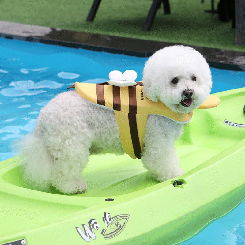 Dog Life Jacket - Zomer Kleine Bijen Hond Badpak Waterdicht