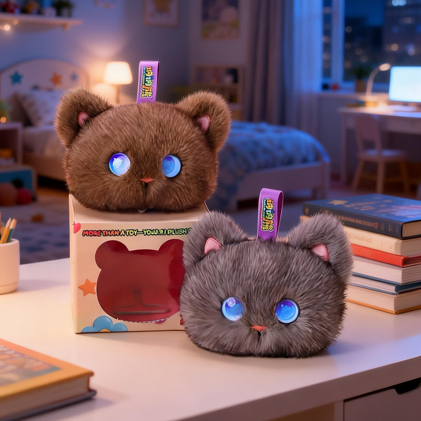 Interactive Cat Toy - Tobot AI Pluche Katten Speelgoed Interactieve