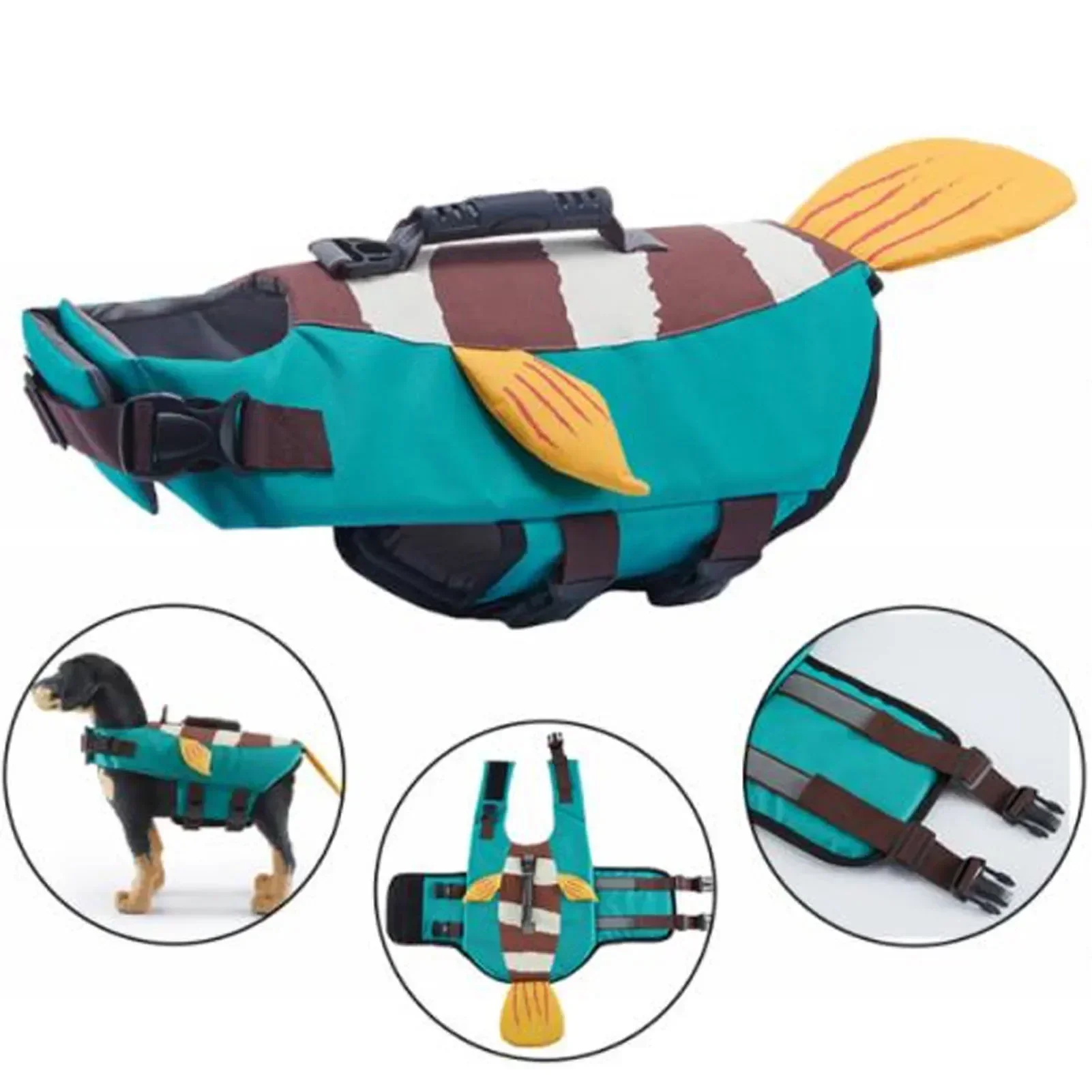 Dog Life Jacket - Zomer hondenbadpak waterdicht puppy reddingsvest ademend