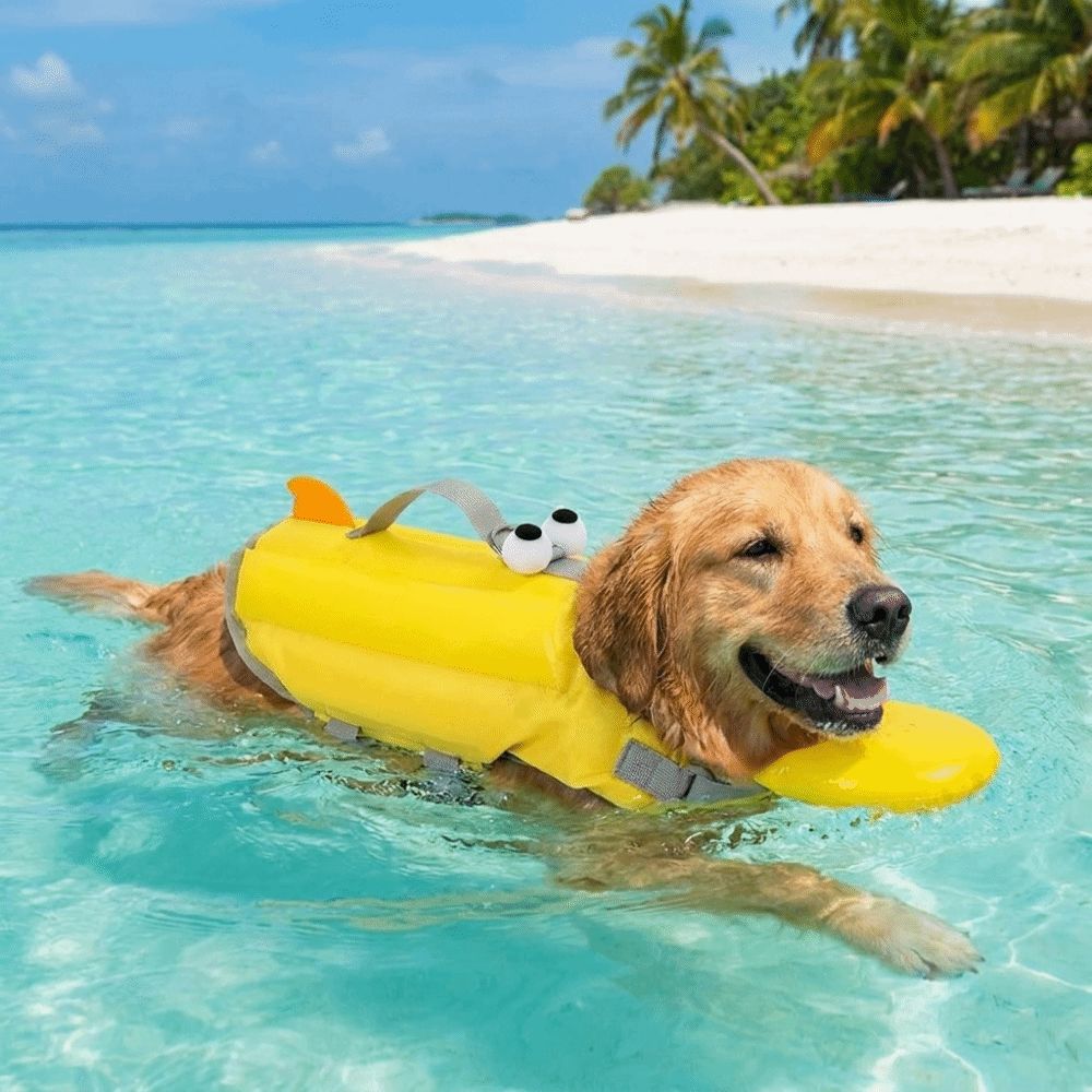 Dog Life Jacket - Verstelbaar hondenreddingsvest Waterdicht Hoge drijfvermogen Surfende
