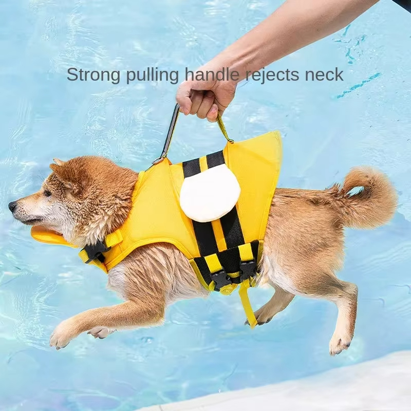 Hondenzwemvest met bijendesign - Dog Life Jacket recensie en prijs