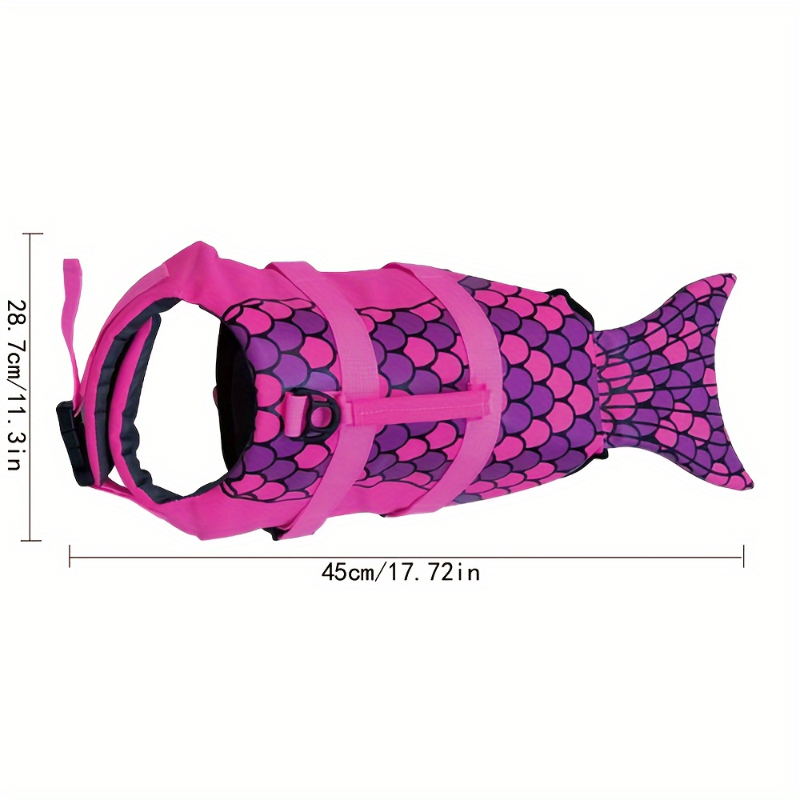 Haai/zeemeermin hondenzwemvest - Dog Life Jacket recensie en prijs