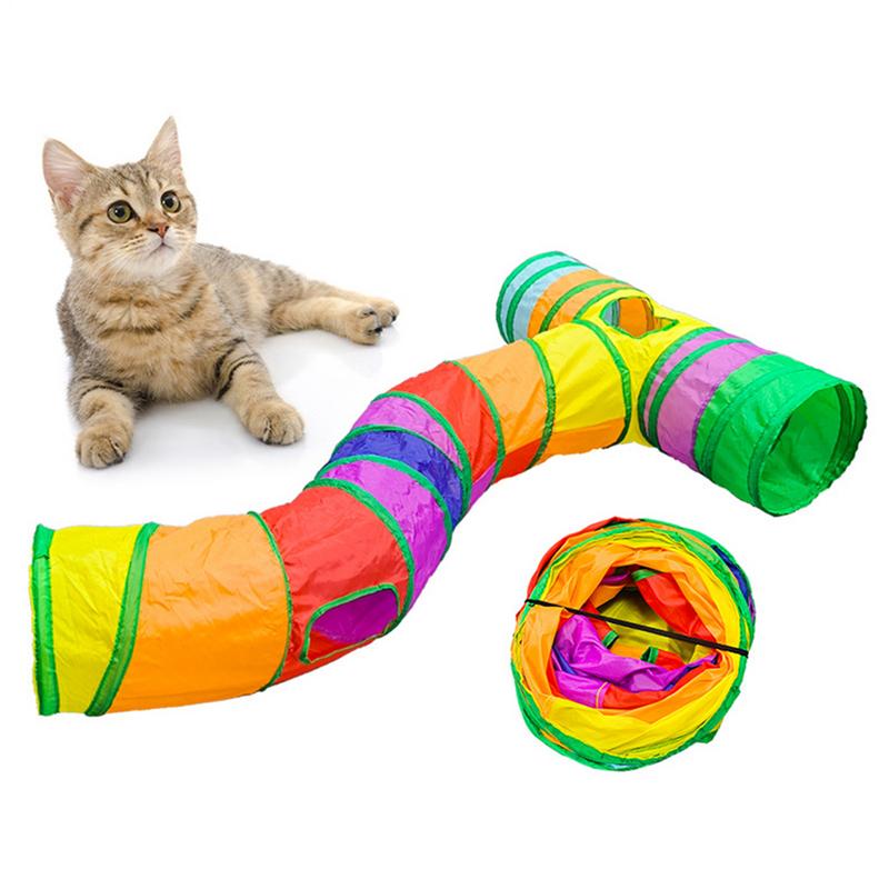 Kattenbuizen en tunnels T-vorm - Interactive Cat Toy recensie en prijs
