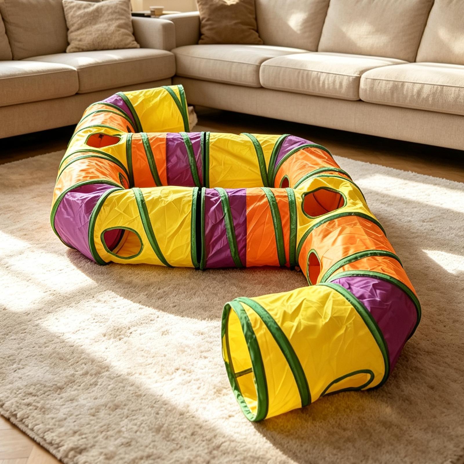 Kattentunnel Regenboog Interac - Interactive Cat Toy recensie en prijs