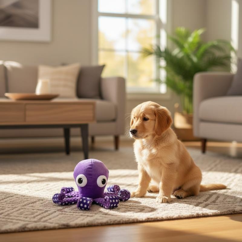 Octopus piepend speelgoed voor - Interactive Cat Toy recensie en prijs