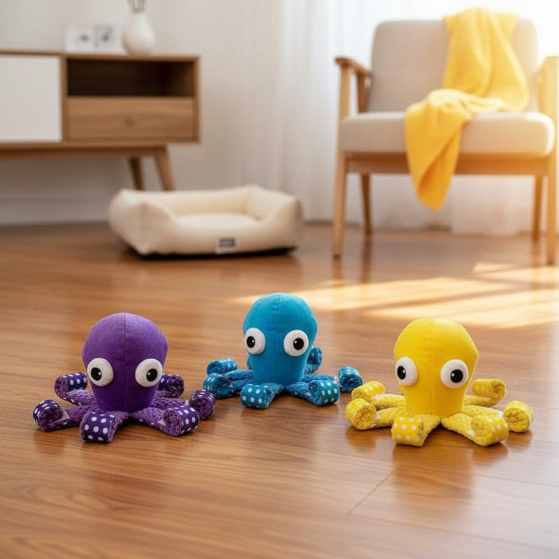 Octopus piepend speelgoed voor - Interactive Cat Toy recensie en prijs