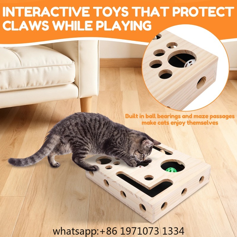 Kattenklauwvijl doosje speeltj - Interactive Cat Toy recensie en prijs