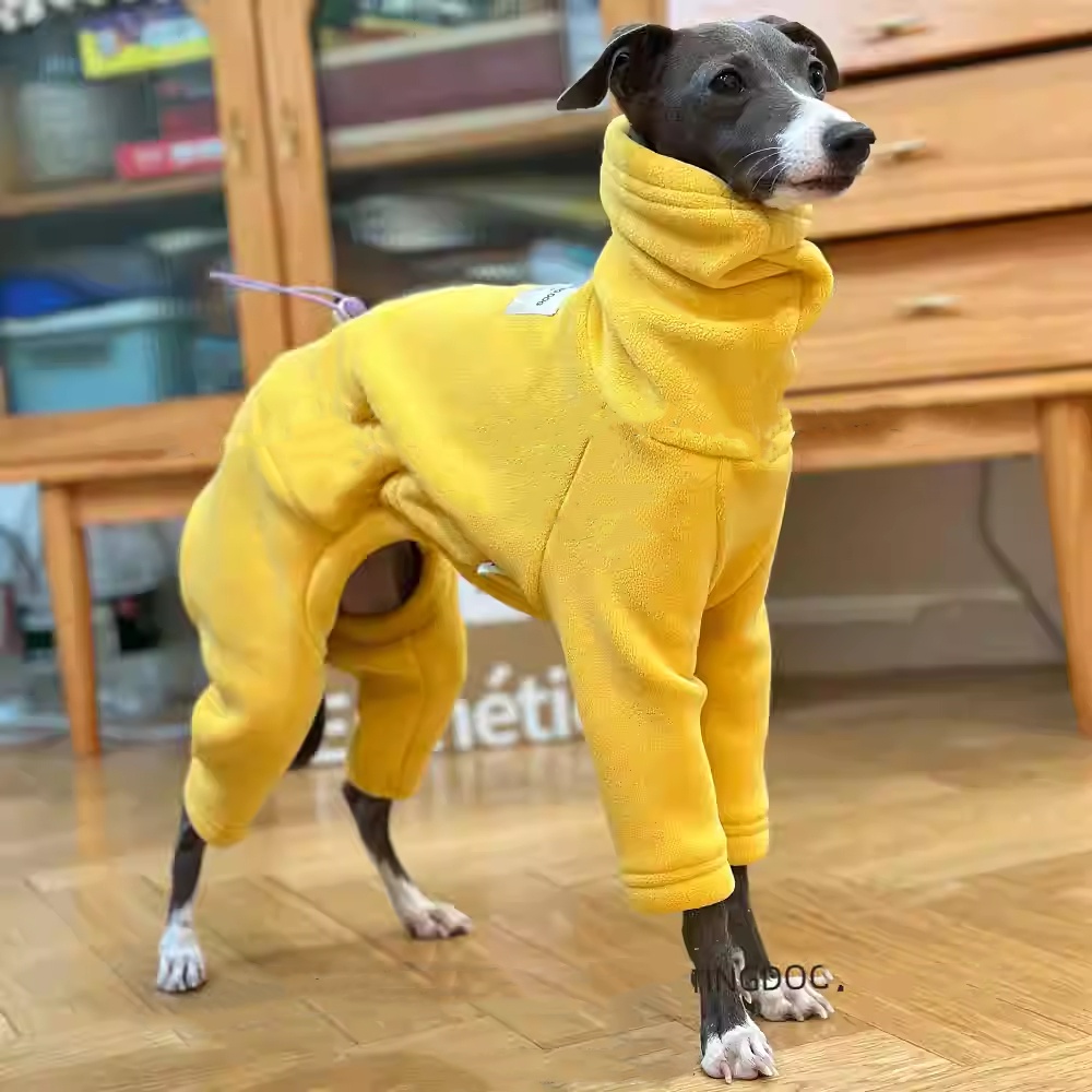Warme gele fleecetrui voor Ita - Dog Life Jacket recensie en prijs