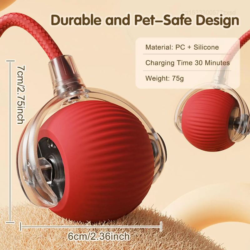 Interactief kattenbal speelgoe - Interactive Cat Toy recensie en prijs